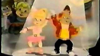 1980s Hardees Restaurant Glass Commercial quotAlvin and the Chipmunksquot [upl. by Kcirrej]