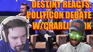 Destiny and Hasanabi React to Charlie Kirk Destruction FULL VID [upl. by Gardal188]