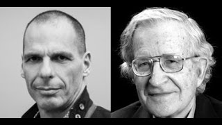 Yanis Varoufakis with Professor Noam Chomsky at NYPL April 16 2016  DiEM25 [upl. by Danby]