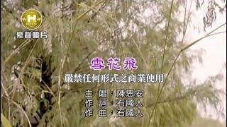 陳思安雪花飛官方KTV版 [upl. by Akirderf]