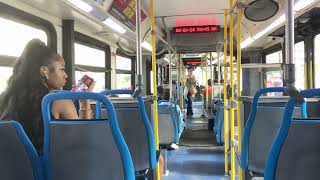 CTA On Board Riding 2008 New Flyer DE60LF Bus 4015 on Route 147 from State amp Van Buren to Howard [upl. by Monsour]