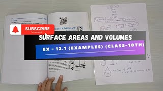 Ex  121 Examples  Surface Areas and Volumes  Class 10th I Maths CBSE Chapter  12 [upl. by Niahs]