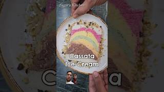 CASSATA ICE Cream No Chemical Colour shorts icecreamrecipe [upl. by Ettenrahs]