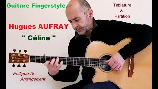 Hugues Aufray  Céline  Guitare Fingerstyle [upl. by Noteloc313]