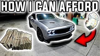 MONTHLY PAYMENTS ON MY DODGE CHALLENGER RT  HOW I AFFORD IT [upl. by Ssirk639]