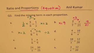 Ratio and Proportions Concept with Excellent Examples without Calculator [upl. by Al]