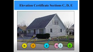 Elevation Certificates Section C D amp E [upl. by Nealy]