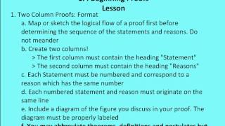 14 Beginning Proofs Lesson [upl. by December420]