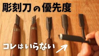 【木彫り初心者さん必見⑲】次に必要な彫刻刀がわかる！ ３つのポイント【wood carving】 [upl. by Elleynod220]