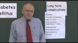 Diabetes 17 Long term complications of diabetes [upl. by Fanchon743]