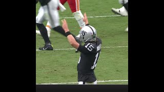 Jakobi Meyers catches for a 7yard Touchdown vs Kansas City Chiefs [upl. by Chester455]