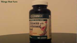 Radiance Echinacea with Goldenseal Root 100 Capsules  My Video Museum [upl. by Haon]