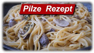 Austernpilze Rezept  in Sahne Soße  Perfekt für Champignons und Austernseitlinge [upl. by Delaine379]