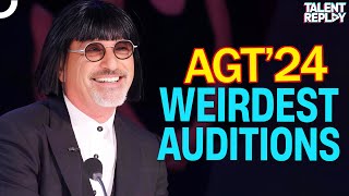 WEIRDEST Auditions of AMERICAS GOT TALENT 2024 [upl. by Langille778]