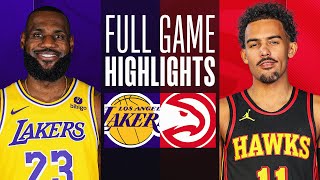 LAKERS at HAWKS  FULL GAME HIGHLIGHTS  January 30 2024 [upl. by Crary249]