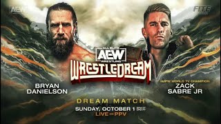 Bryan Danielson vs Zack Sabre Jr AEW ¨WrestleDream¨ 2023 Highlights [upl. by Deny]