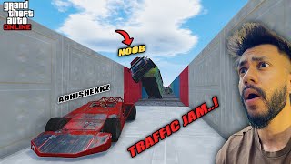 EXTREME DHAKKA😭 MUKKI 😡WALI FACE TO FACE🚗  GTA 5 PARKOUR RACE [upl. by Hollie964]