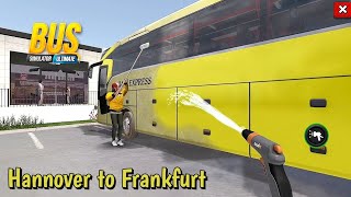 Bus Simulator Ultimate  Gameplay  Bus Trip from Hannover to Frankfurt [upl. by Arlana]