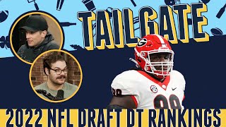 2022 NFL Draft Defensive Tackle Rankings Travon Walker Hype Delete the Tweet amp More  PFF Tailgate [upl. by Nanis]