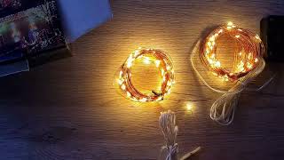 Solar String Lichter im Freien 2Pack 32M 104 96ft 320 LED Kupferdraht Licht [upl. by Esetal]