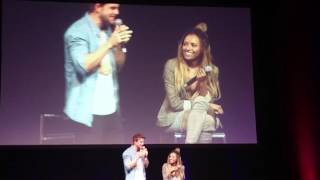 Nate Buzolic and Kat Graham  Funniest thing that happened recently [upl. by Carothers]