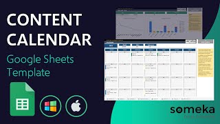 Content Calendar Template  Google Sheets Template Every Marketer Needs [upl. by Glaser]