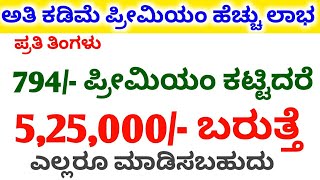 LIC Jeevan Labh plan No 936  details with example in Kannada [upl. by Enorahs]