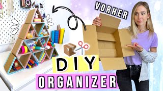 ZIMMER SCHNELL UND ORDENTLICH AUFRÄUMEN 🆘🤯 DIY Schreibtisch Organizer  Cali Kessy [upl. by Oirazan]