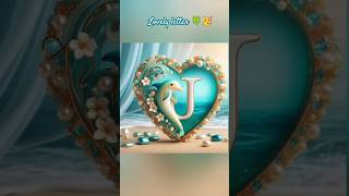 Stylish 🍀 letter j🥳💥  diamond 🤩 letter 💞💕💥  cutename namestatus mletterstatus trending [upl. by Ilowell]