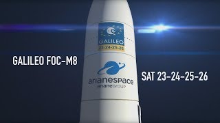 Arianespace Flight VA244  Galileo FOCM8  SAT 23242526 [upl. by Lewie624]