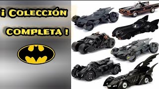 Colecccion Completa de Batimoviles Escala 124 marca Jada batman [upl. by Tdnerb]