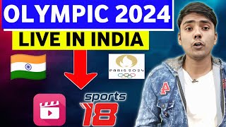 Olympic 2024 Live Streaming in India  TV Channels amp App  How to Watch Olympic 2024 In India [upl. by Mahtal310]