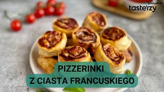 Pizzerinki z ciasta francuskiego  najłatwiejszy przepis [upl. by Voltz753]