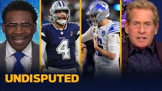 Lions GW play called back by penalty Cowboys clinch playoff berth with 2019 win  NFL  UNDISPUTED [upl. by Aitsirk]