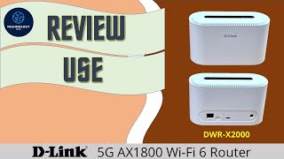 DLink DWRX2000 5G AX1800 WiFi 6 Router Review Unbox Setup and use [upl. by Annavahs868]