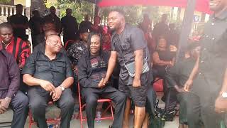 Daddy Lumba Fanclubs mourn with DL at the funeral of Liz Suuri [upl. by Eiznekcam]