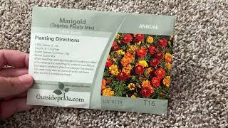 Outsidepride 1000 Seed Annual Tagetes Patula French Marigold Garden Flower Seed Mix  Product Review [upl. by Retloc690]