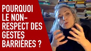 Covid19  Pourquoi le nonrespect des gestes barrières   interview de Sylvie DroitVolet du CNRS [upl. by Ahsotal]