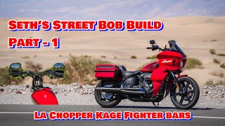 LA Choppers Kage Fighter on a 2023 Street Bob [upl. by Mailliw]