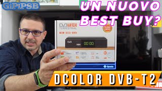 DCOLOR A006 Decoder Digitale Terrestre DVBT2  è un nuovo Best Buy [upl. by Aretta]