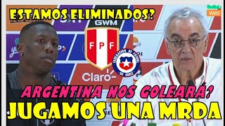 FOSSATI INCOMODO EN CONFERENCIA Y ADVINCULA FASTIDIADO POST PERU VS CHILE [upl. by Yzdnil670]