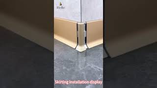 Skirting Board installation display installation skirting [upl. by Ripp342]