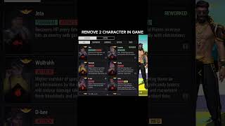 REMOVE 2CHARACTER IN GAME  DSSARAKAR  freefire dsarkar garenafreefiretrendingshorts [upl. by Vaasta846]