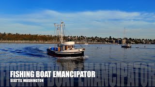 Fishing Boat Emancipator Races to the Catch in Puget Sound [upl. by Tager949]