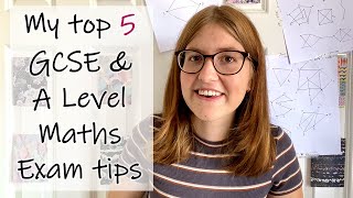 ■ How I got 100 in GCSE amp A Level maths  My top 5 maths exam tips [upl. by Tyne]