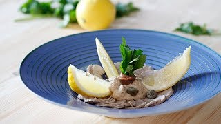 Vitello tonnato la ricetta originale allantica maniera  Piemonetese  Chef Carlo Molon  Sfizioso [upl. by Arbua]