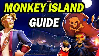 Journey to Melee Island Guide  Tall Tale 1  Legend of Monkey Island  Sea of Thieves [upl. by Ttam]