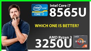 INTEL Core i7 8565U vs AMD Ryzen 3 3250U Technical Comparison [upl. by Anuaik811]