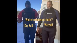 Cold water Kayak Fishing Wetsuit Vs Drysuit for Big guys They do have them and reasonable prices [upl. by Yregerg173]