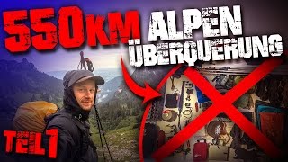 550km zu Fuß über die Alpen Alpenüberquerung Trekking Wandern Traumpfad München Venedig 01 [upl. by Nanaj129]